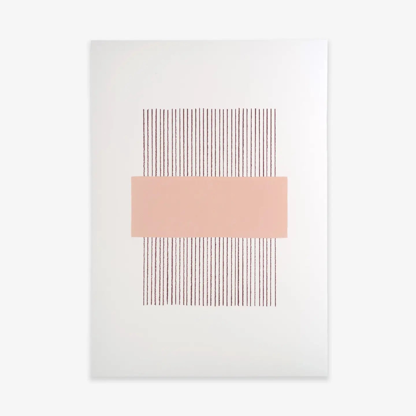 Print A3 - Lines Blush
