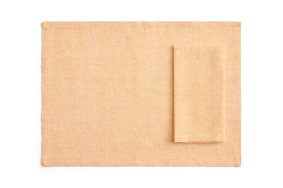 TAVOLO NAPKIN / PLACEMAT - SET OF 4 - SOFT ORANGE