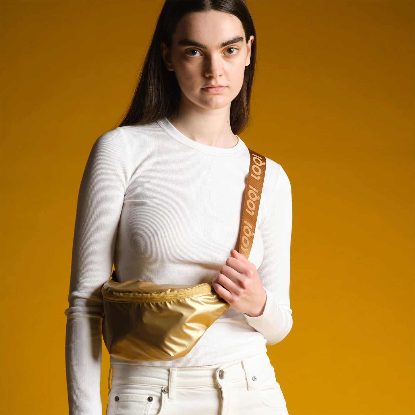 METALLIC Golden Bumbag