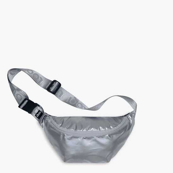 METALLIC Silver Bumbag
