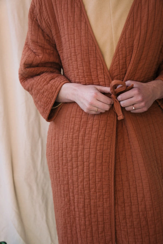 Akoya Organic Cotton Quilted Jacket - Tortoiseshell