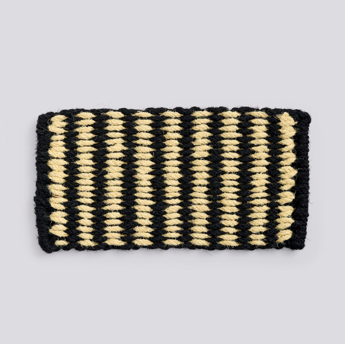 Coco Door Mat - Stripe Wide - Black & White