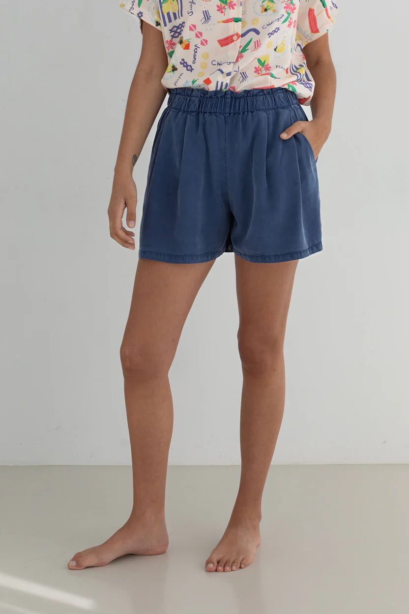 Calobra Shorts — Blueberry