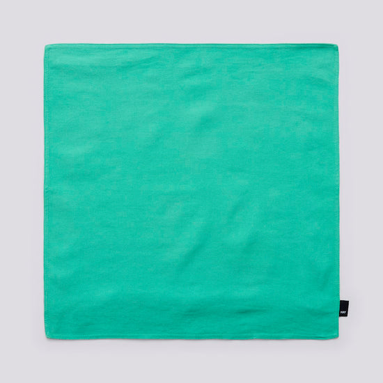 LINEN CUSHION COVER - 50 X 50 - EMERALD GREEN