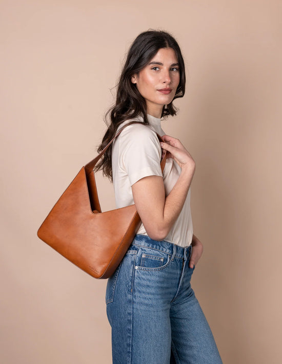 Vicky- Cognac Classic Leather