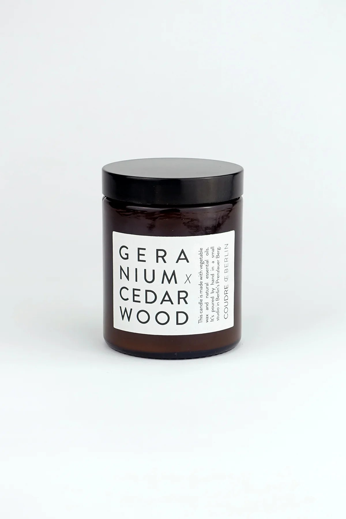 Geranium X Cedarwood - ESSENTIALS Scented Candle