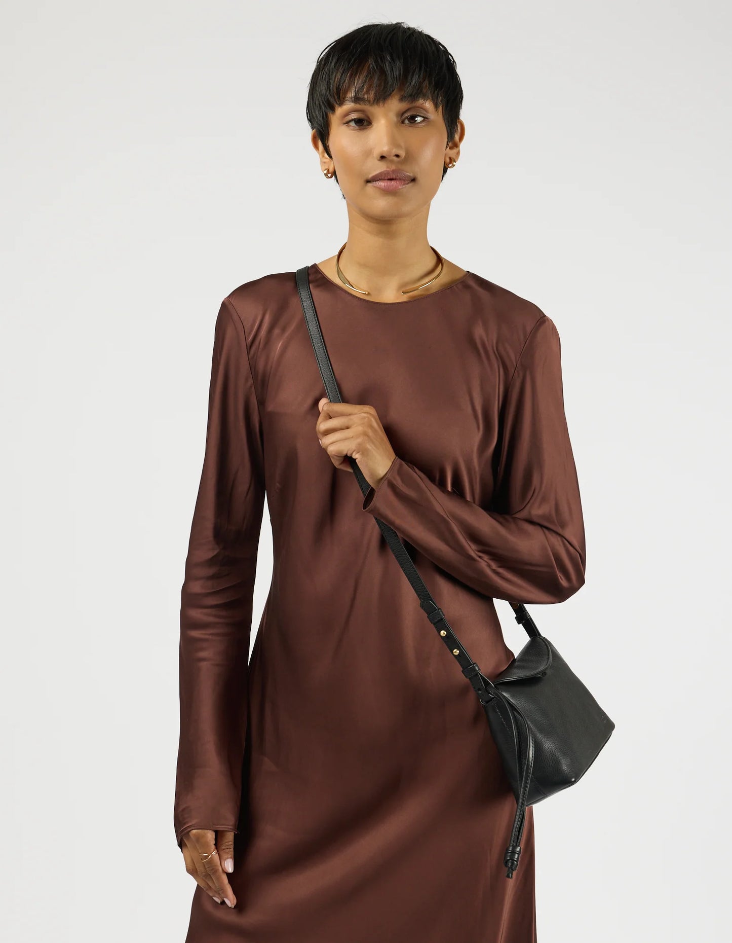 Sienna Mini - Soft Grain Leather Black