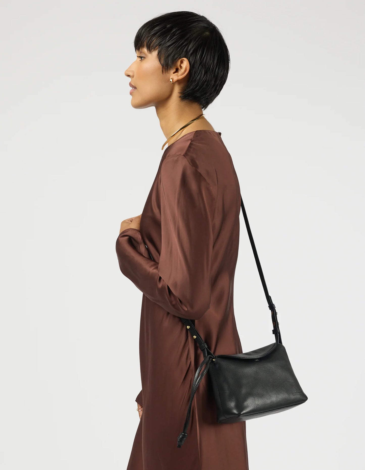 Sienna Mini - Soft Grain Leather Black