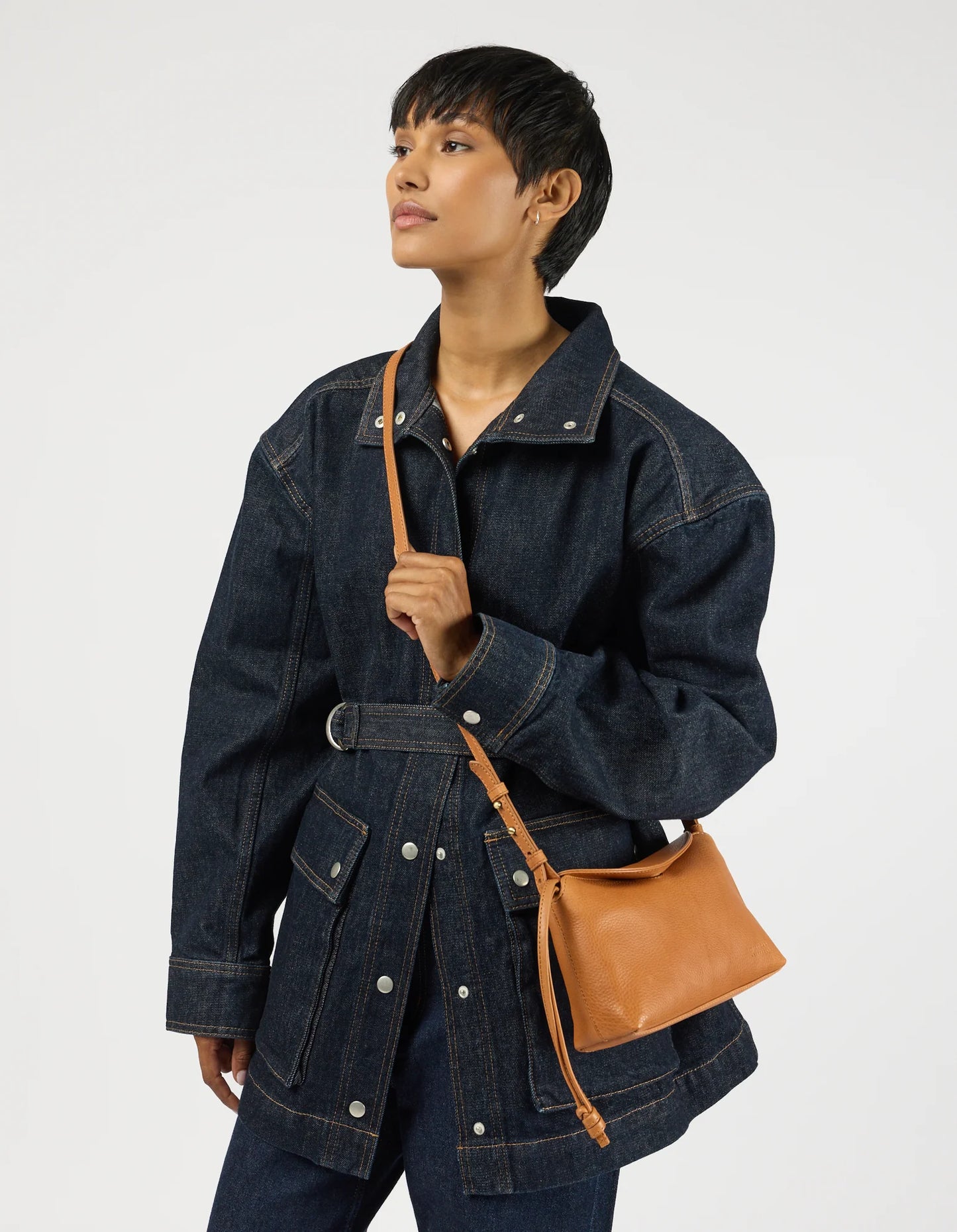 Sienna Mini - Soft Grain Leather Wild Oak