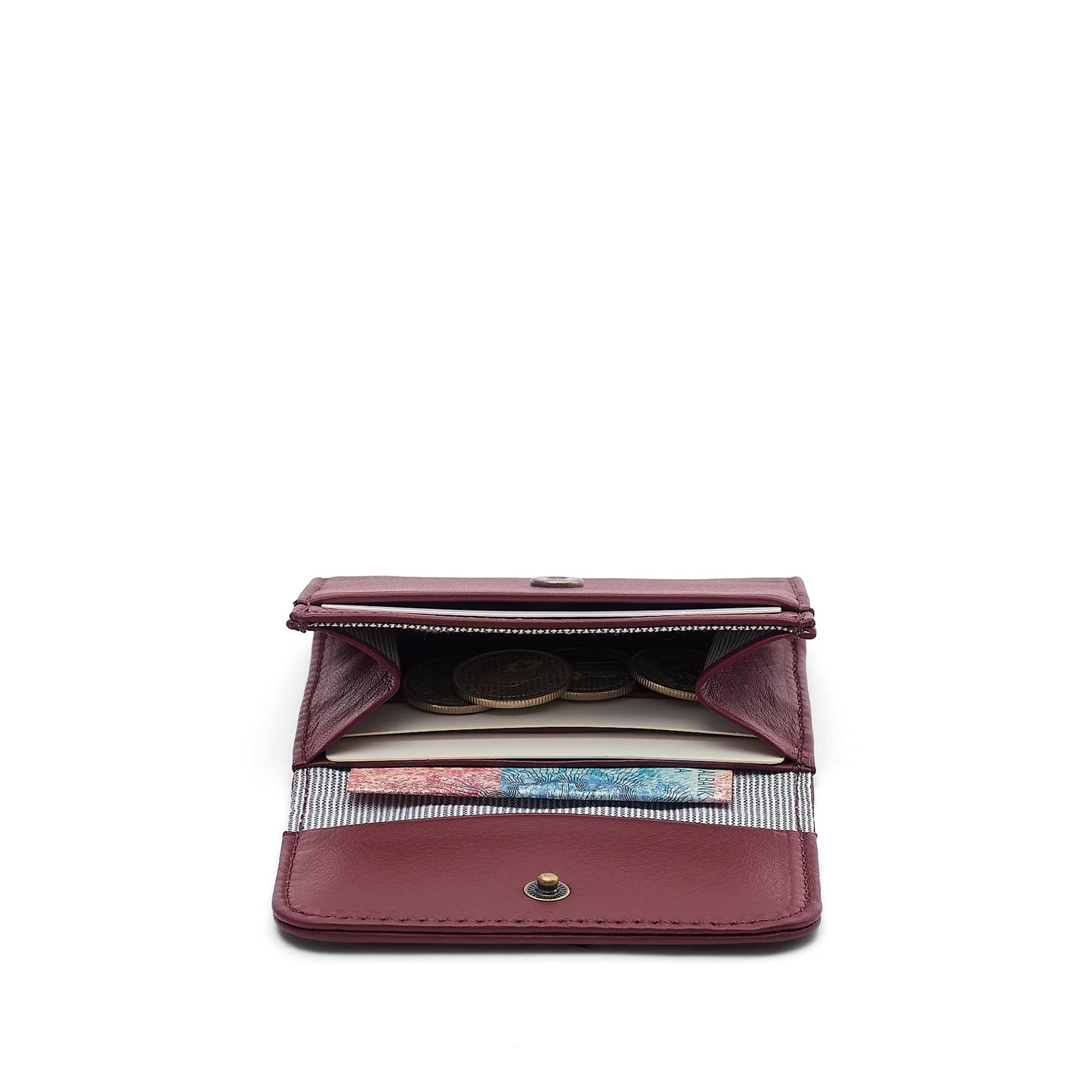 Folding Wallet Small  - Berry