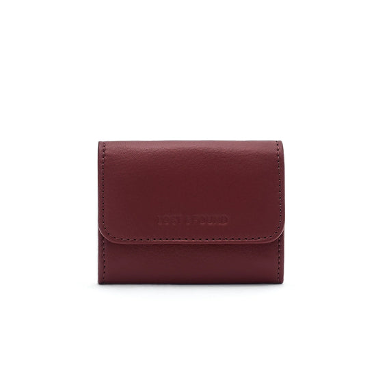 Folding Wallet Small  - Berry