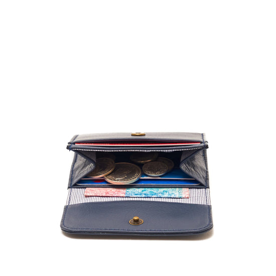 Folding Wallet Small  - Navy