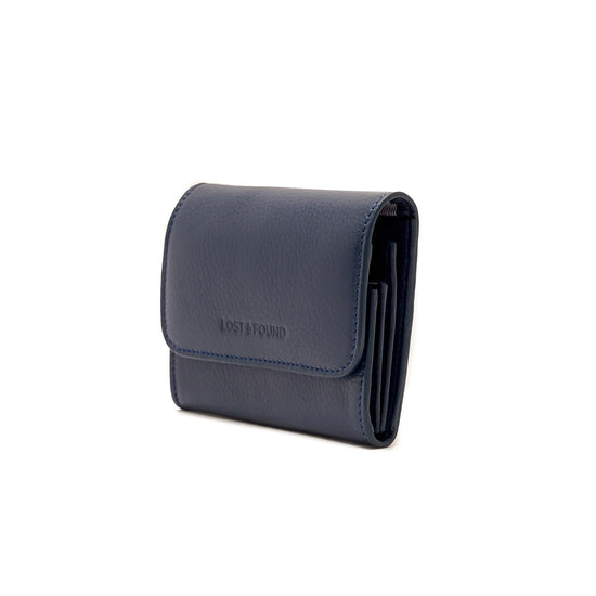 Folding Wallet Small  - Navy