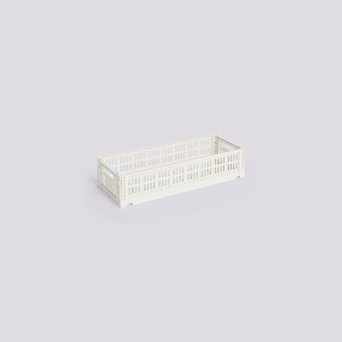 HAY COLOUR CRATE MINI - OBLONG - OFF-WHITE