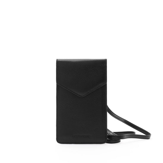 Phone Bag with Zip Pocket - Black