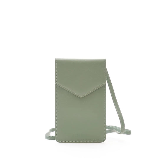 Phone Bag with Zip Pocket - Mint