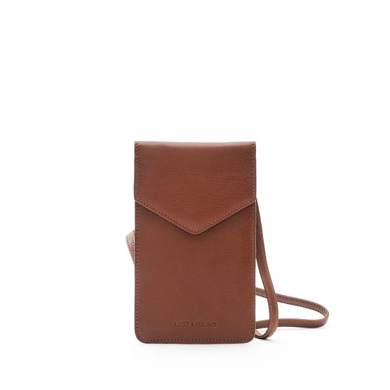 Phone Bag with Zip Pocket - Whisky