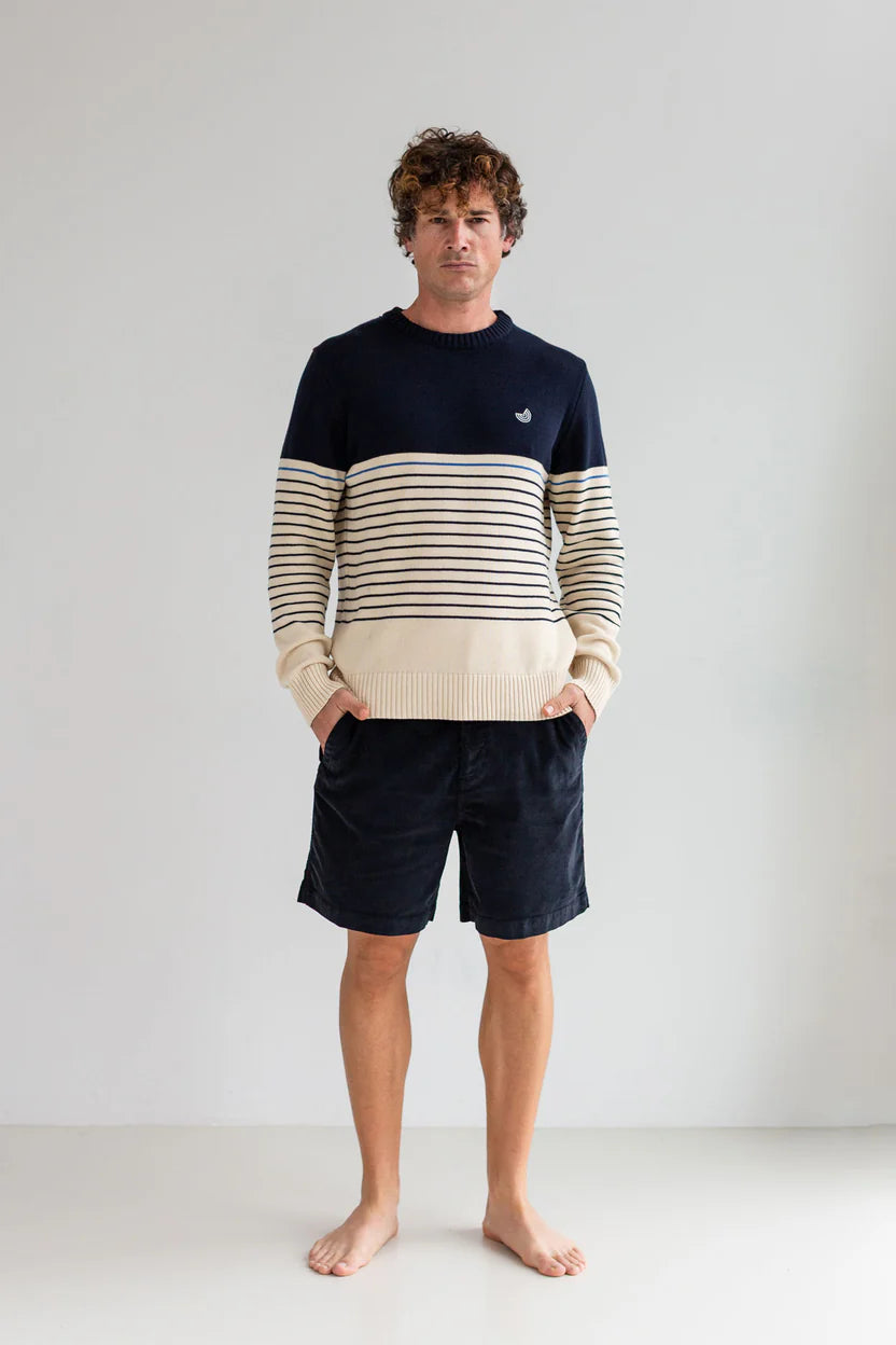 Kabak Micro Corduroy Shorts — Dark Navy