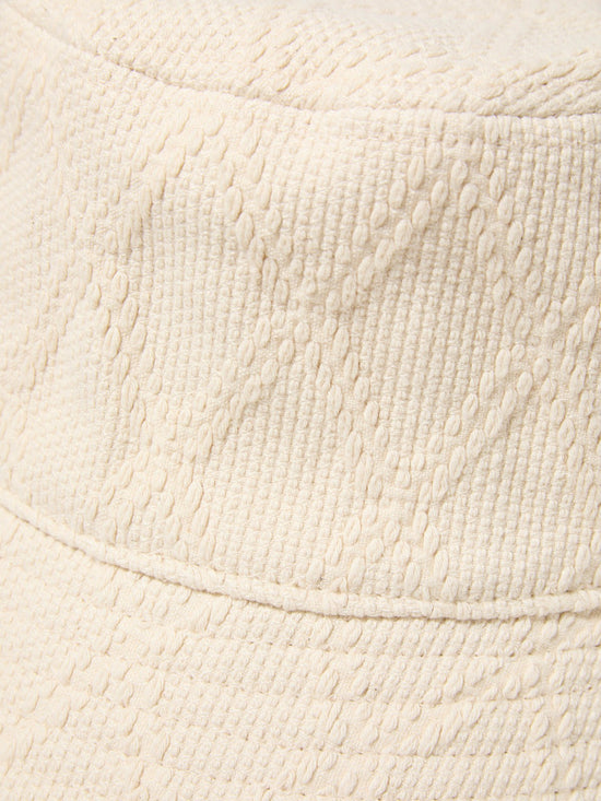 STRUCTURED HAT made from recycled cotton & organic cotton - Natural Undyed