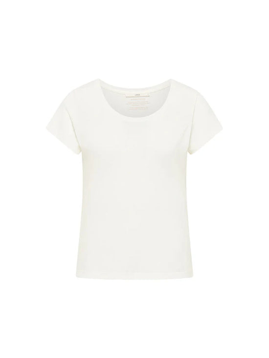 SHORT SLEEVED SHIRT (GOTS) made of organic cotton - Off White