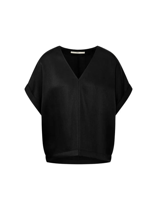 BLOUSE SHIRT made of Tencel™ Lyocell - Black