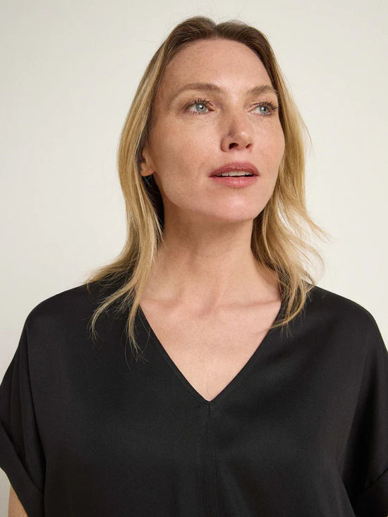 BLOUSE SHIRT made of Tencel™ Lyocell - Black