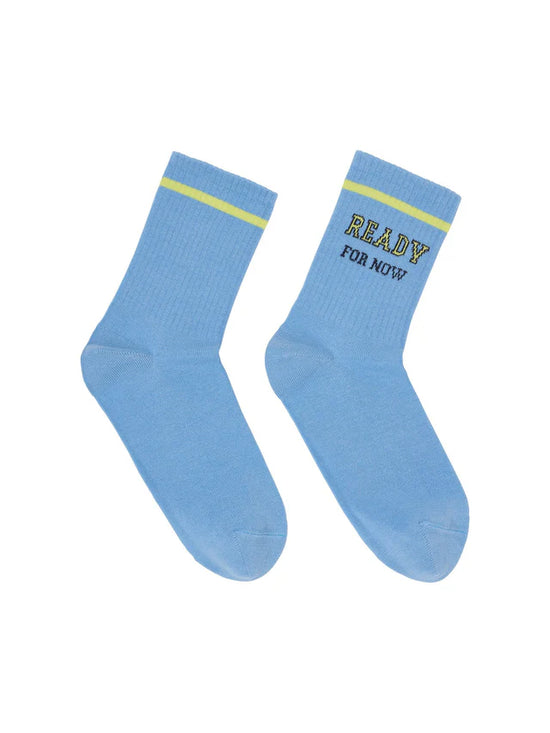 STATEMENT SOCKS (GOTS) - Skyway & Lime