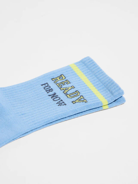 STATEMENT SOCKS (GOTS) - Skyway & Lime