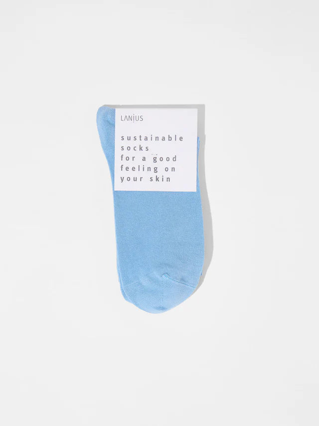 STATEMENT SOCKS (GOTS) - Skyway & Lime