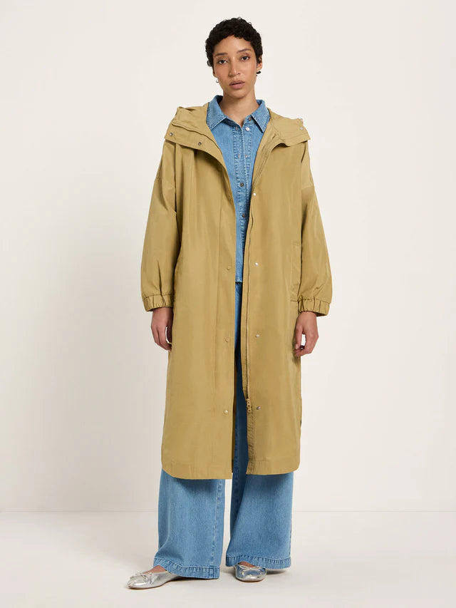 Coated coat GRS - Khaki