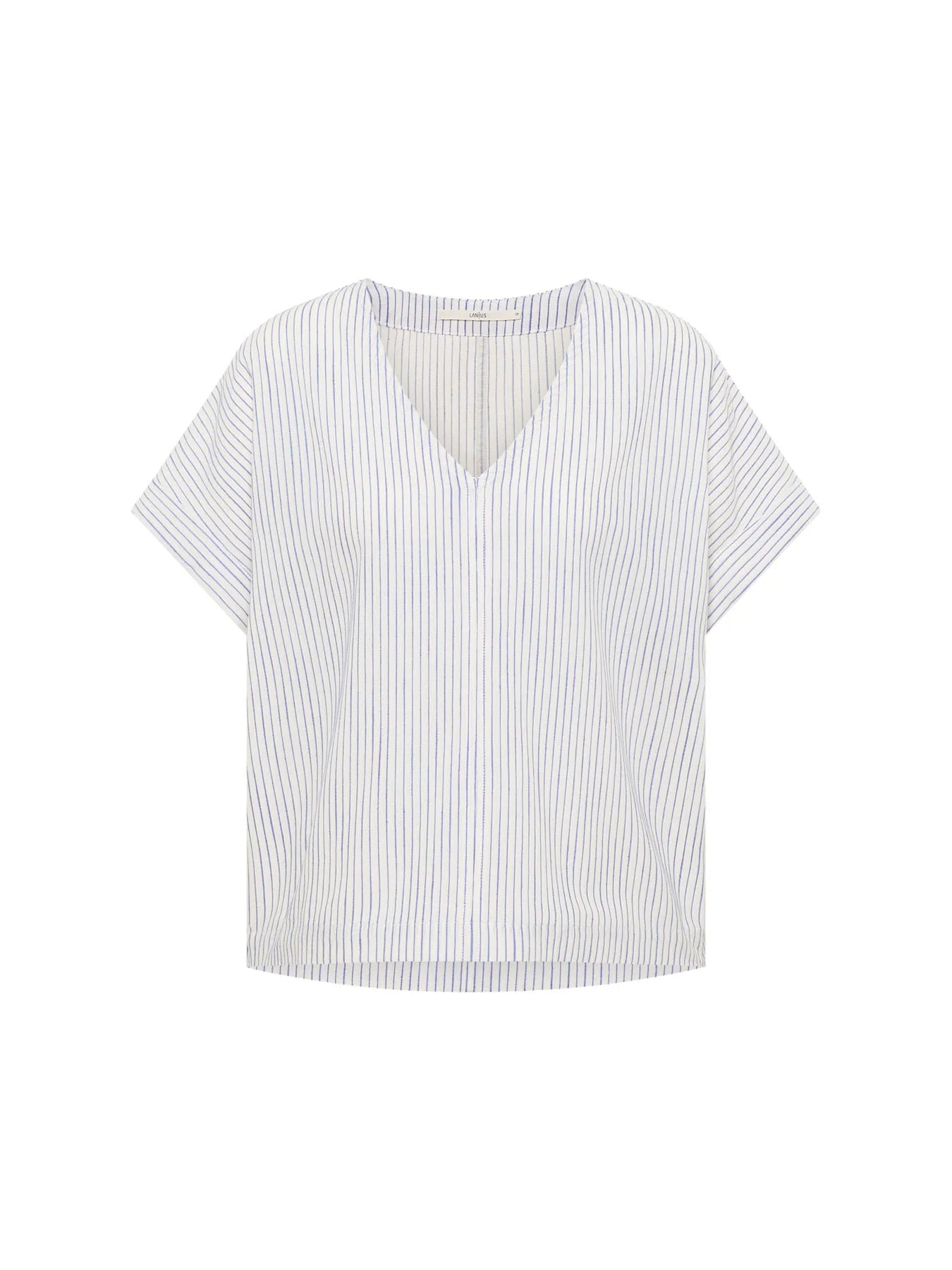 Blouse Shirt (GOTS) Made from Organic Cotton, Viscose & Linen