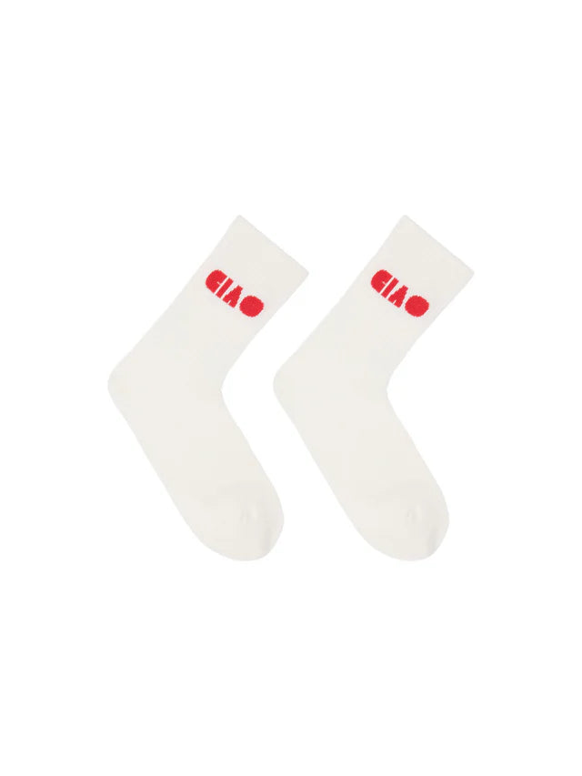 Statement Socks GOTS - Ciao - Off-White