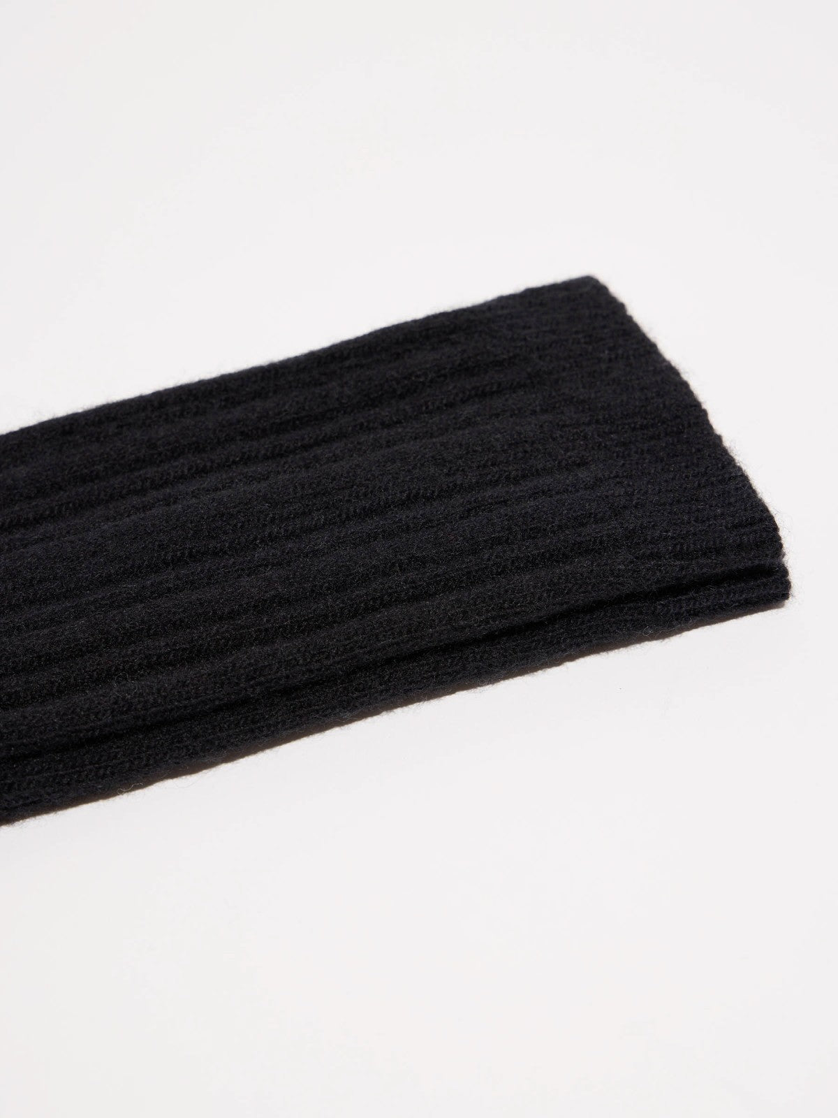 Rib Knit Wool Socks GOTS - Midnight Melange