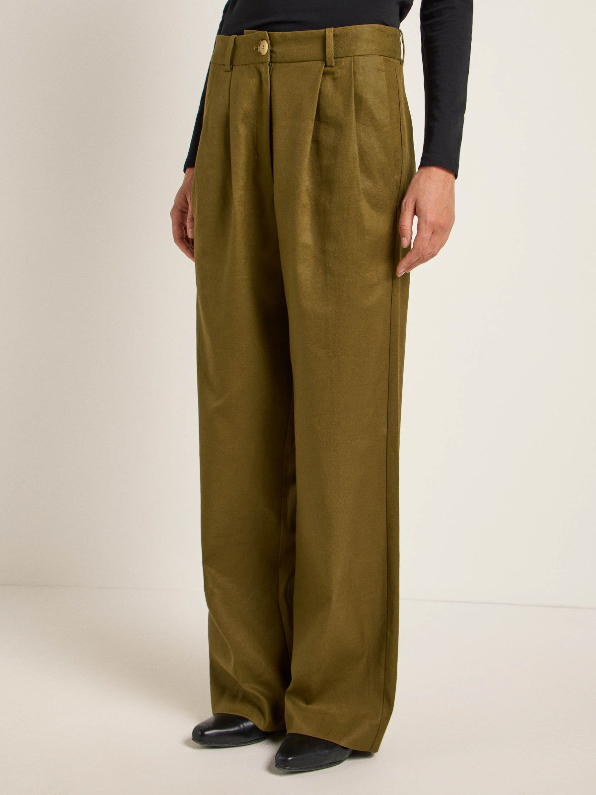 MARLENE PANTS (OCS) - Dark Olive