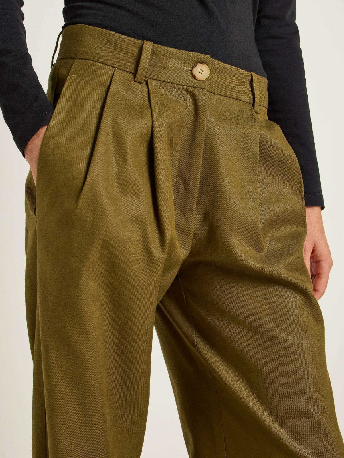 MARLENE PANTS (OCS) - Dark Olive