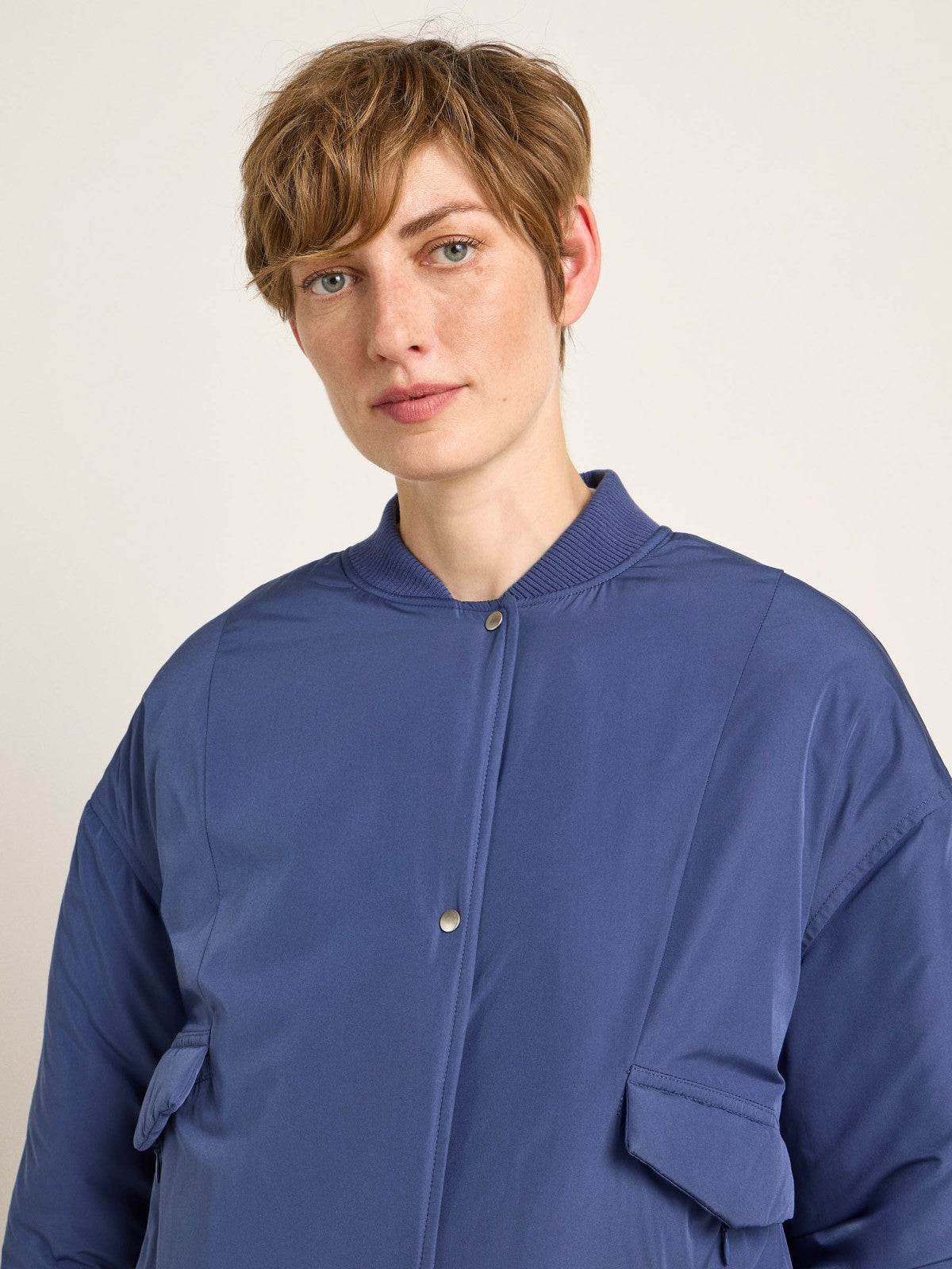 PADDED BLOUSON (GRS) - Dove Blue