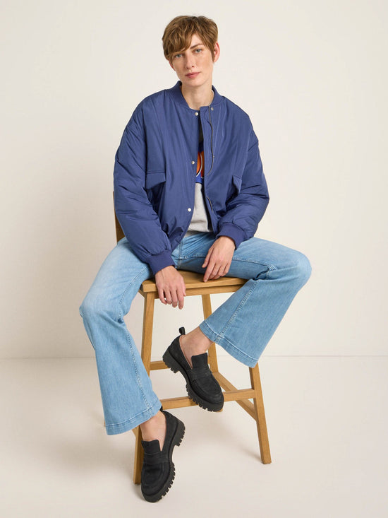 PADDED BLOUSON (GRS) - Dove Blue