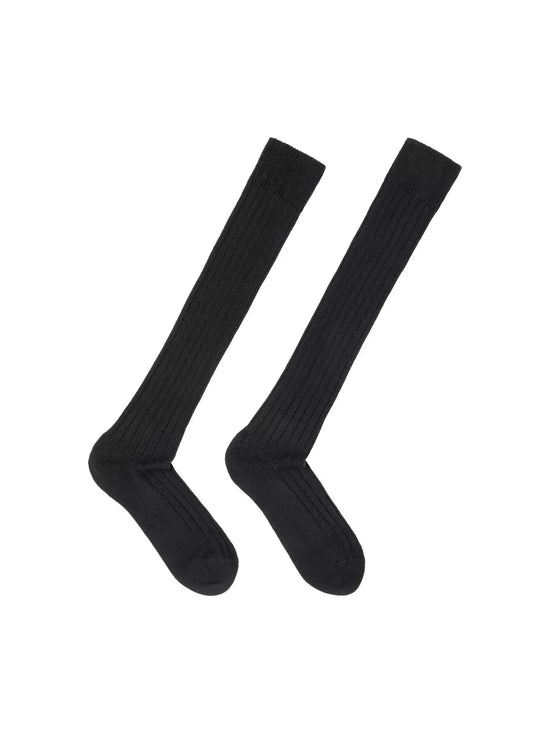 Knee socks (GOTS) - Black