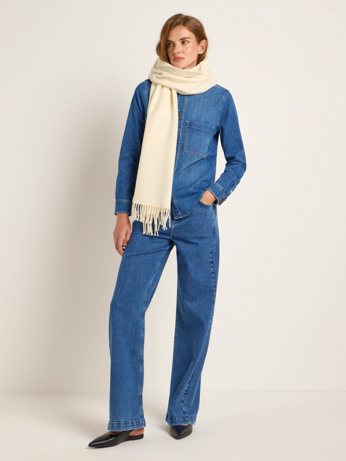 WINTER Scarf - Beige Melange