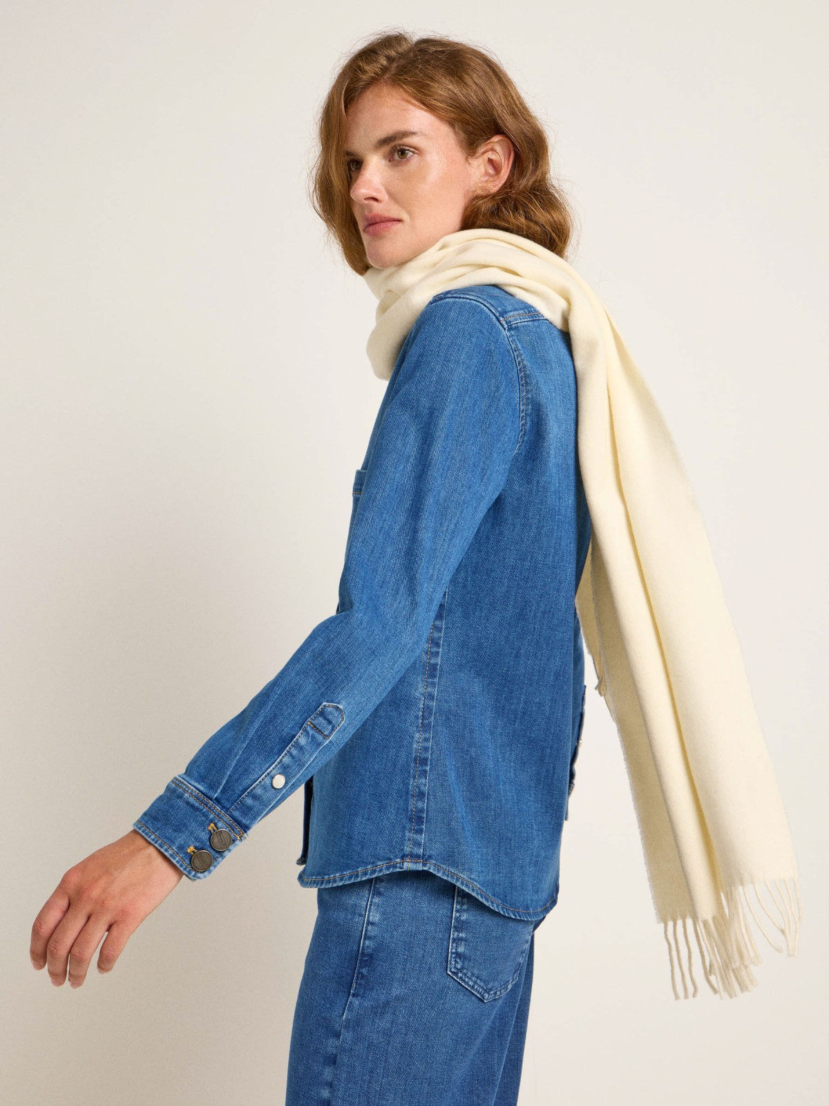 WINTER Scarf - Beige Melange