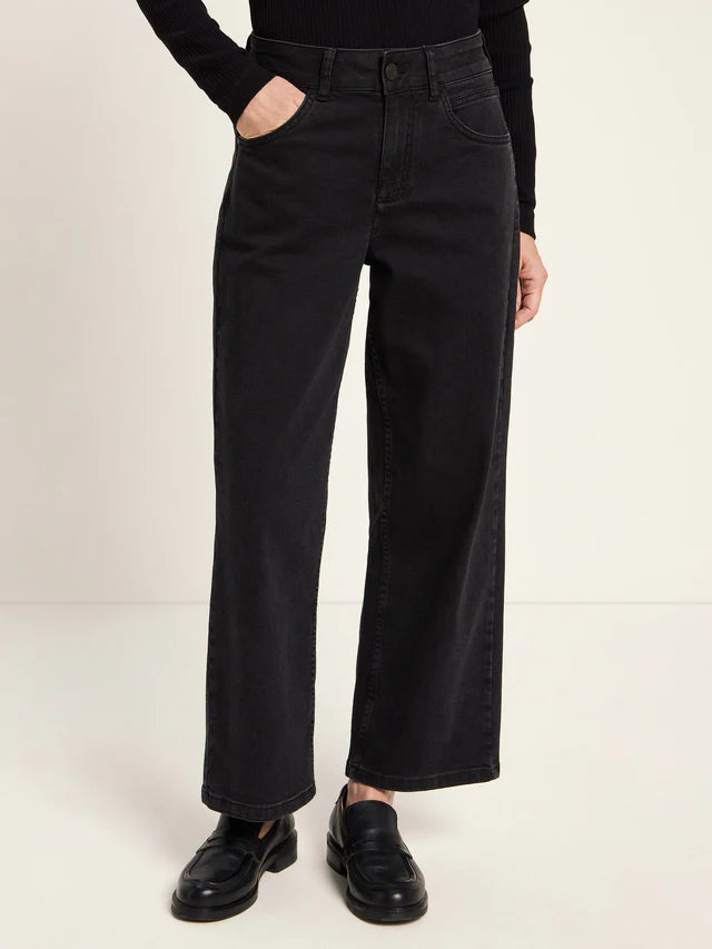 CROPPED JEANS (OCS) - Black