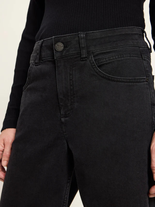 CROPPED JEANS (OCS) - Black