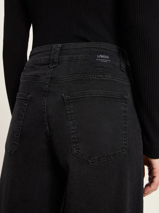 CROPPED JEANS (OCS) - Black