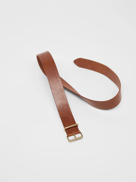Wide Belt - Cinnamon