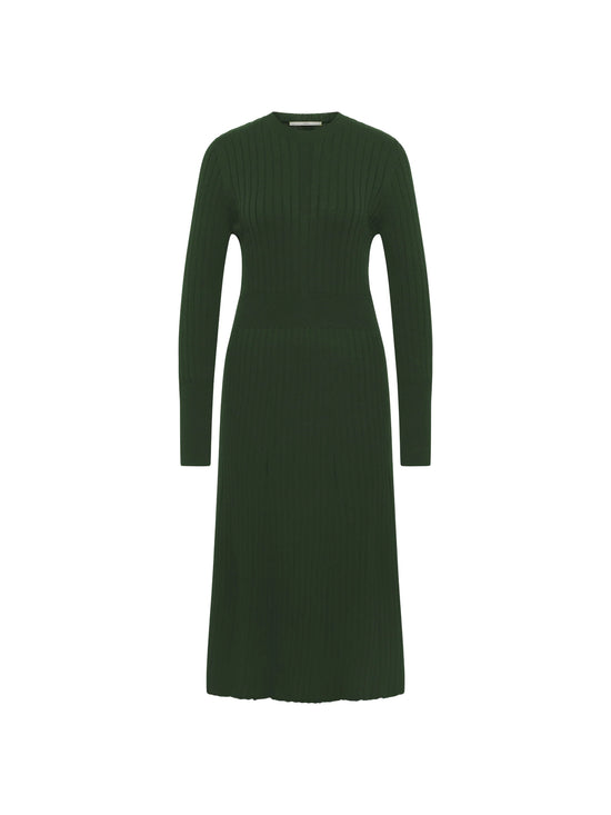 KNITTED DRESS (GOTS) - Forest