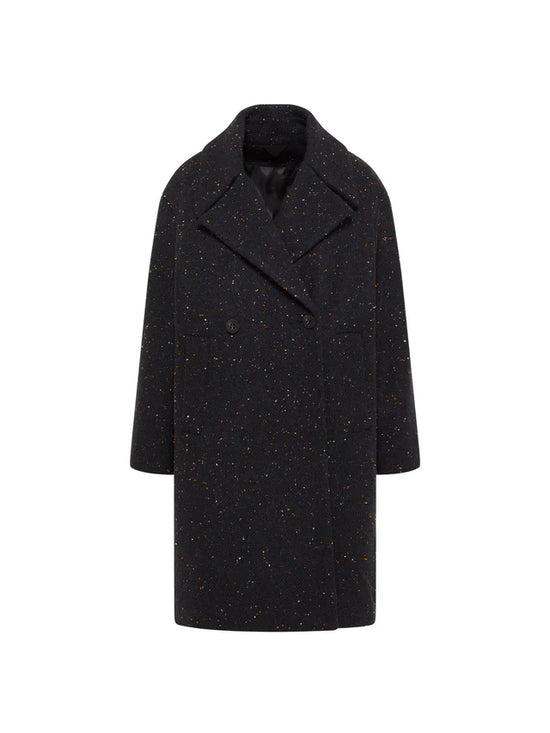 COAT made of virgin wool - Black