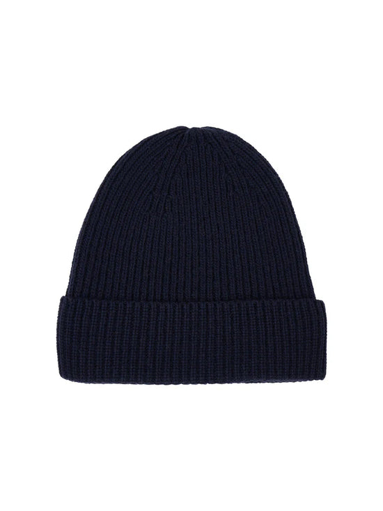 Hat made of Virgin Wool & Cashmere - Midnight
