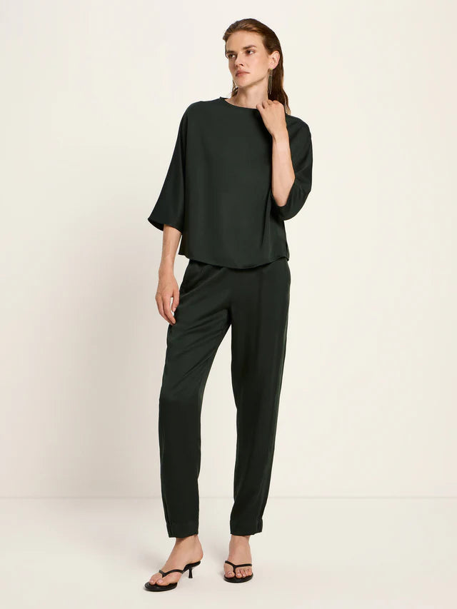 3/4 sleeve blouse made from TENCEL™ - Forest