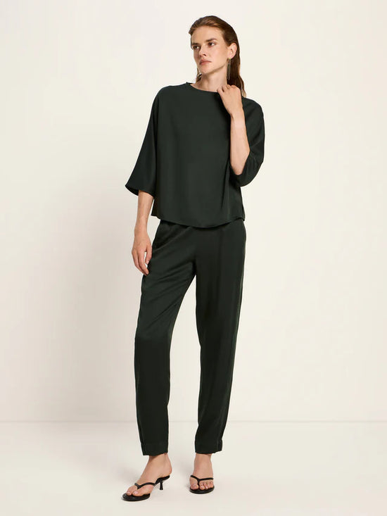 3/4 sleeve blouse made from TENCEL™ - Forest