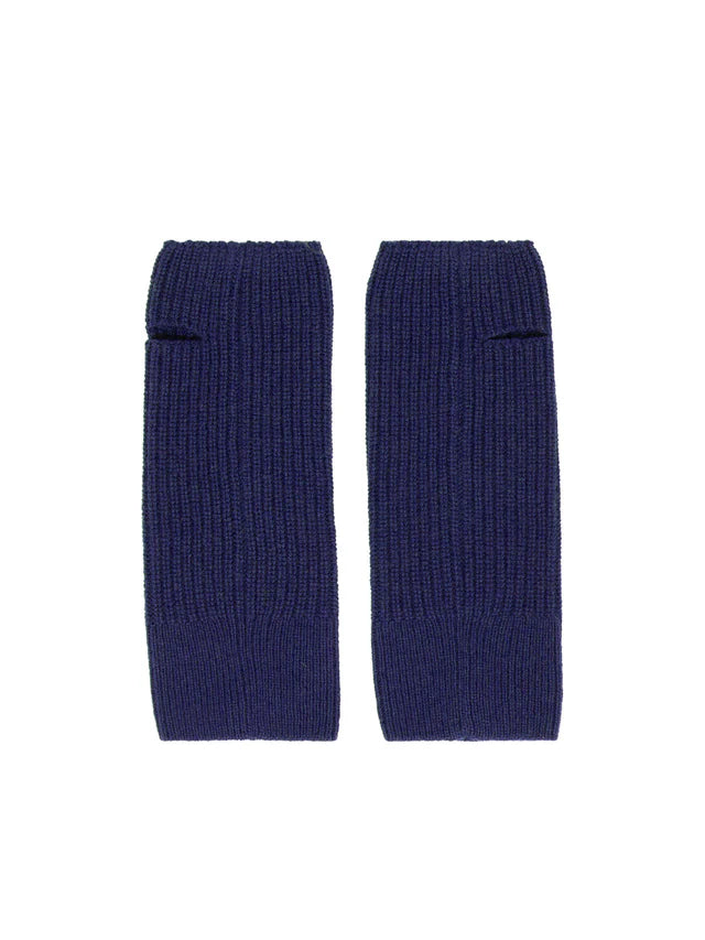 Leg Warmers (GOTS) - Purple Blue Melange